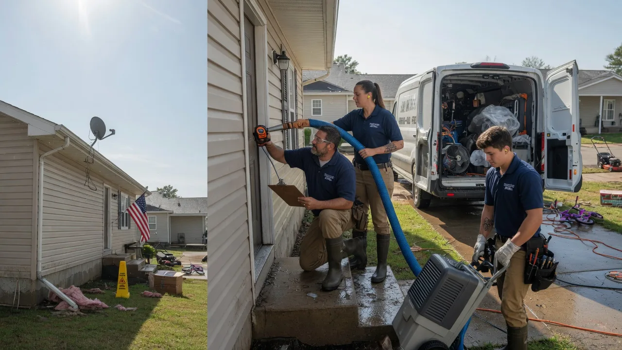 Ceiling Water Damage Restoration in Weatherford, TX near me
